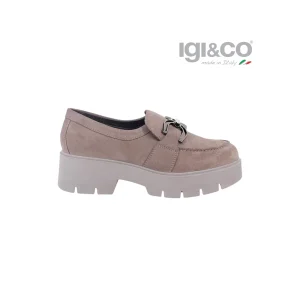 IGI&CO MOCASSINO CAMOSCIO FANGO