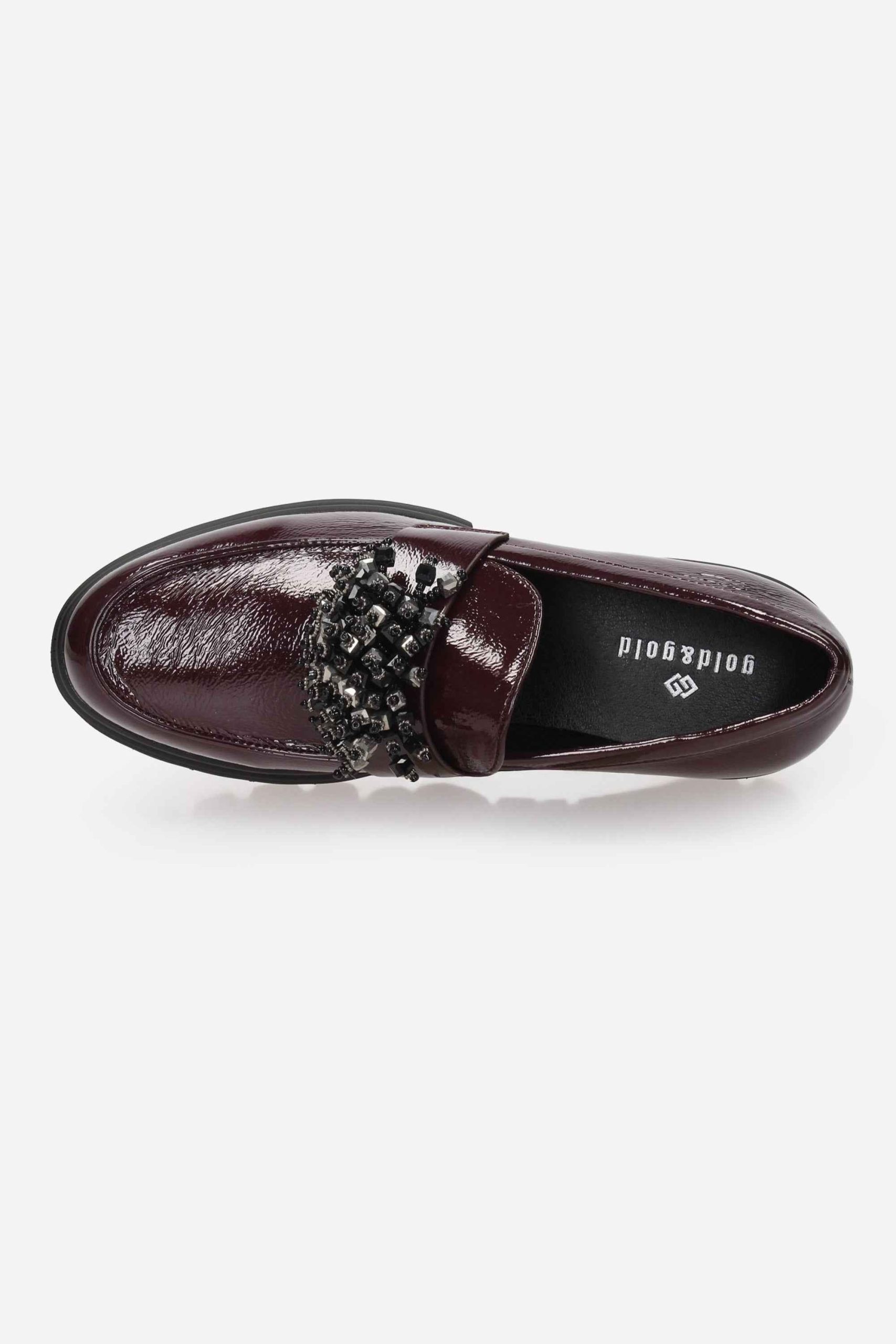 GOLD&GOLD MOCASSINO PERLE BORDEAUX - immagine 4