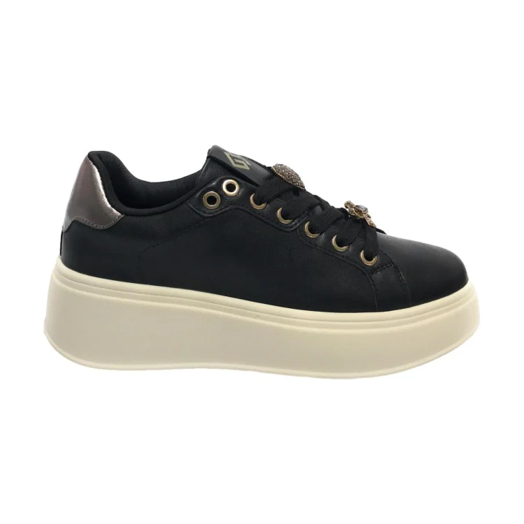 GOLD&GOLD SNEAKERS PELLE NERO - immagine 3