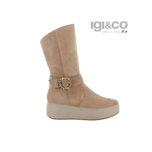 IGI & CO STIVALI SCAMOSCIATI BEIGE
