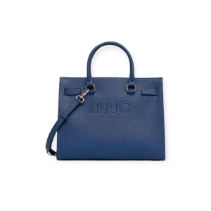 LIU JO BORSA LOGATA L TOTE BLU