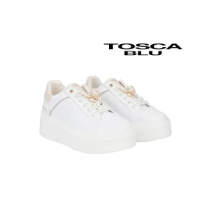 TOSCA BLU SNEAKERS DONNA ALTA CON CHARMS FARFALLA