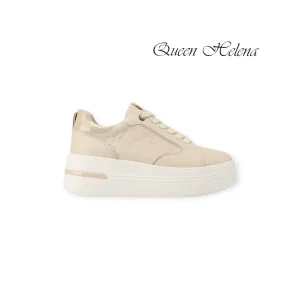 QUEEN HELENA SNEAKERS PLATFORM RICAMO GEOMETRICO