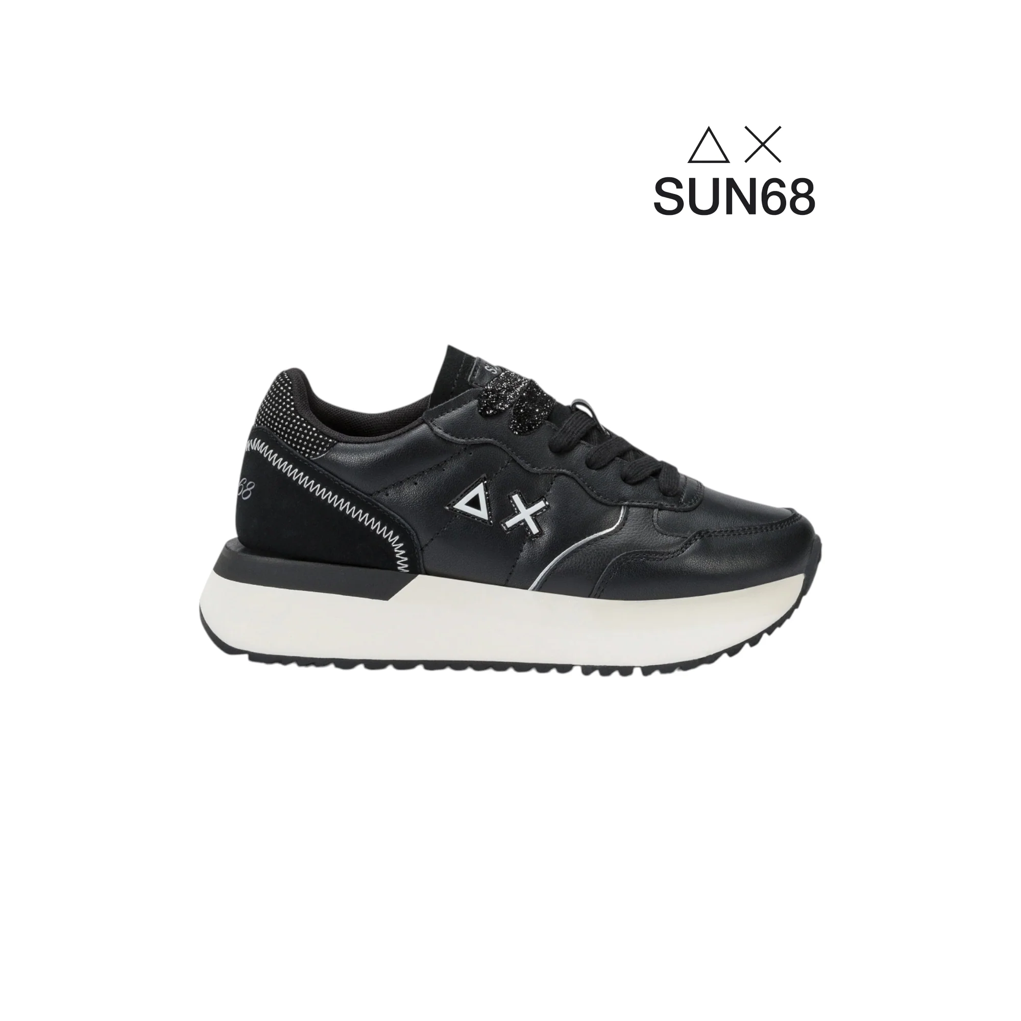 SUN68 SNEAKERS DONNA BIG ALLY NERO - immagine 2