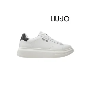 LIU JO SNEAKERS UOMO CON LOGO BIG W/BLACK