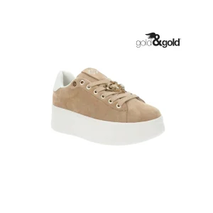 GOLD&GOLD SNEAKERS CAMOSCIO KHAKI