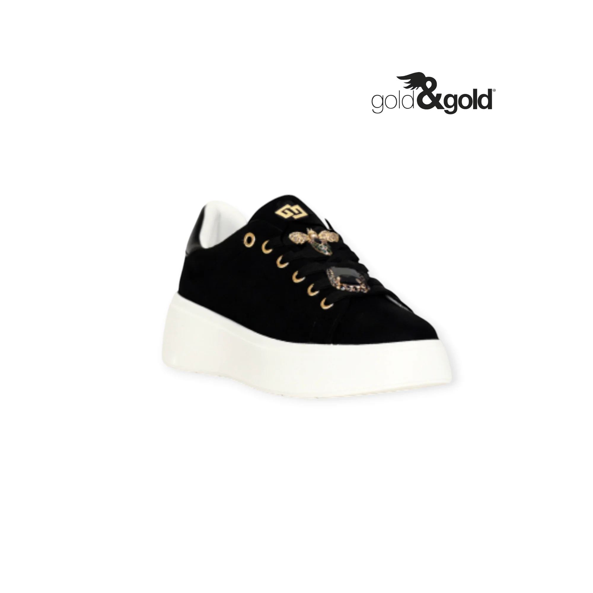 GOLD&GOLD SNEAKERS DONNA NERA