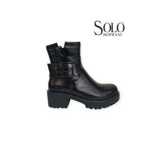 SOLO SOPRANI TRONCHETTO SPORTIVO NERO