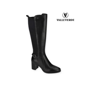 VALLEVERDE STIVALI CUOIO NERI