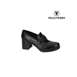 VALLE VERDE MOCASSINO TACCO NERO