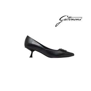 GATTINONI DECOLLETTE TACCO BASSO NERE