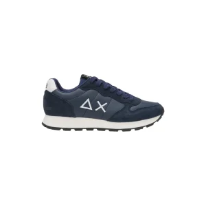SUN68 SNEAKERS TOM CLASSIC IN PELLE NAVY