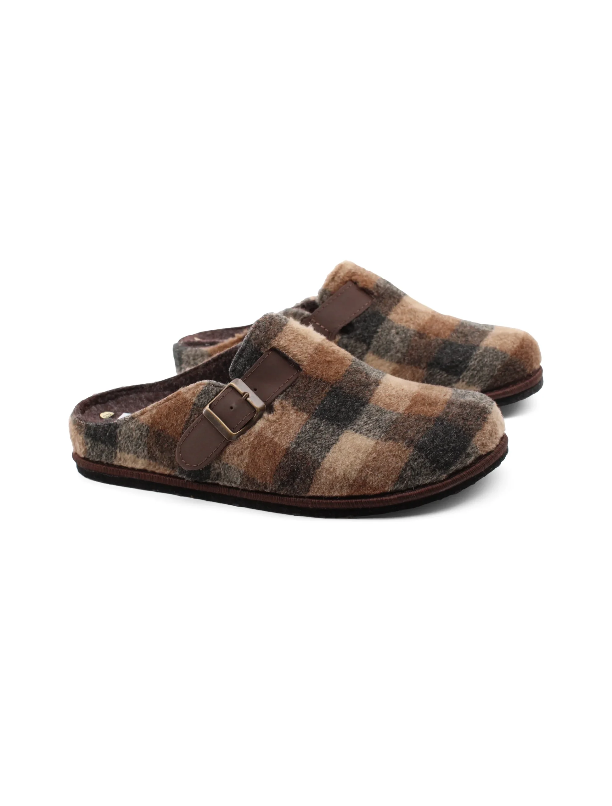 Ciabatta con fibbia da uomo