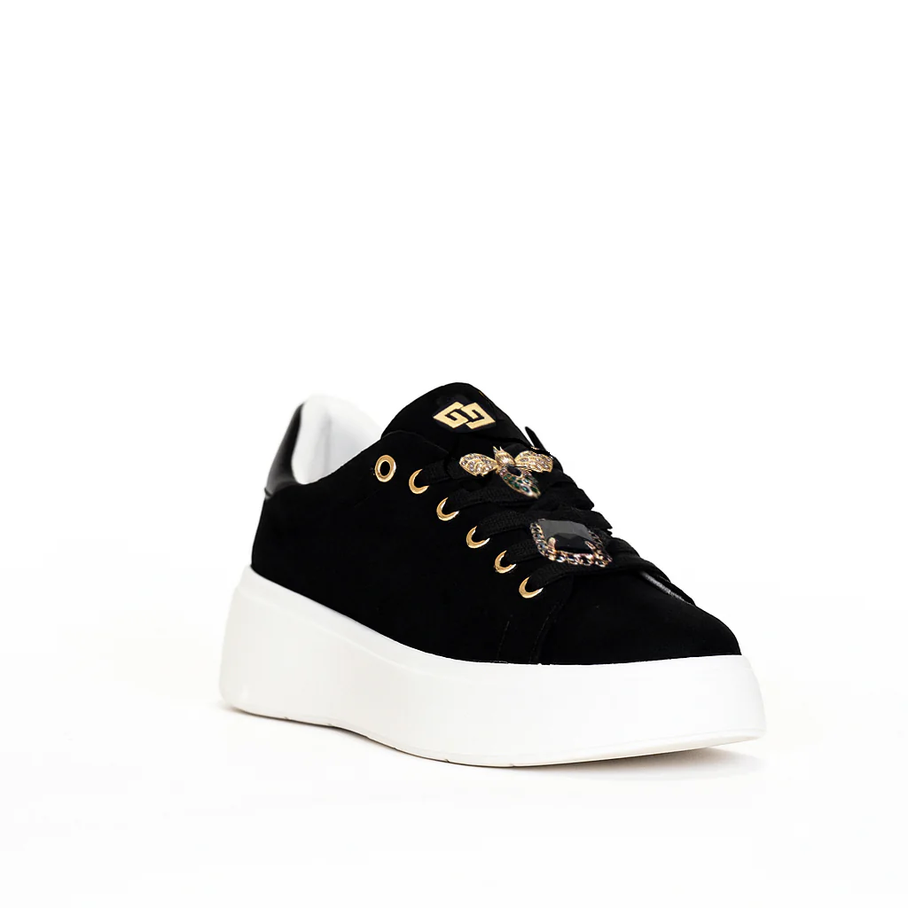 GOLD&GOLD SNEAKERS DONNA NERA - immagine 3