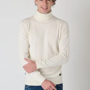 Dolcevita Girocollo in viscosa Panna