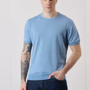 T-shirt in maglieria Jeans
