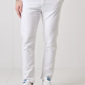 MINAS TIRITH - Chino Slim Fit - Bianco con salpa in tessuto V2