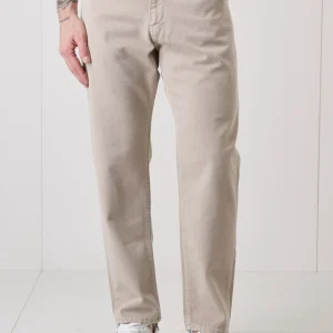DETROIT - Pantalone Loose Fit - Tinto capo old Sabbia con salpa in tessuto V2