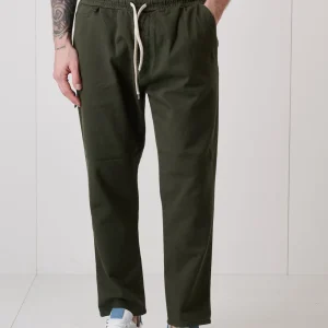ALICANTE - Pantalone Rocciatore tinto capo Verde Militare con elastico