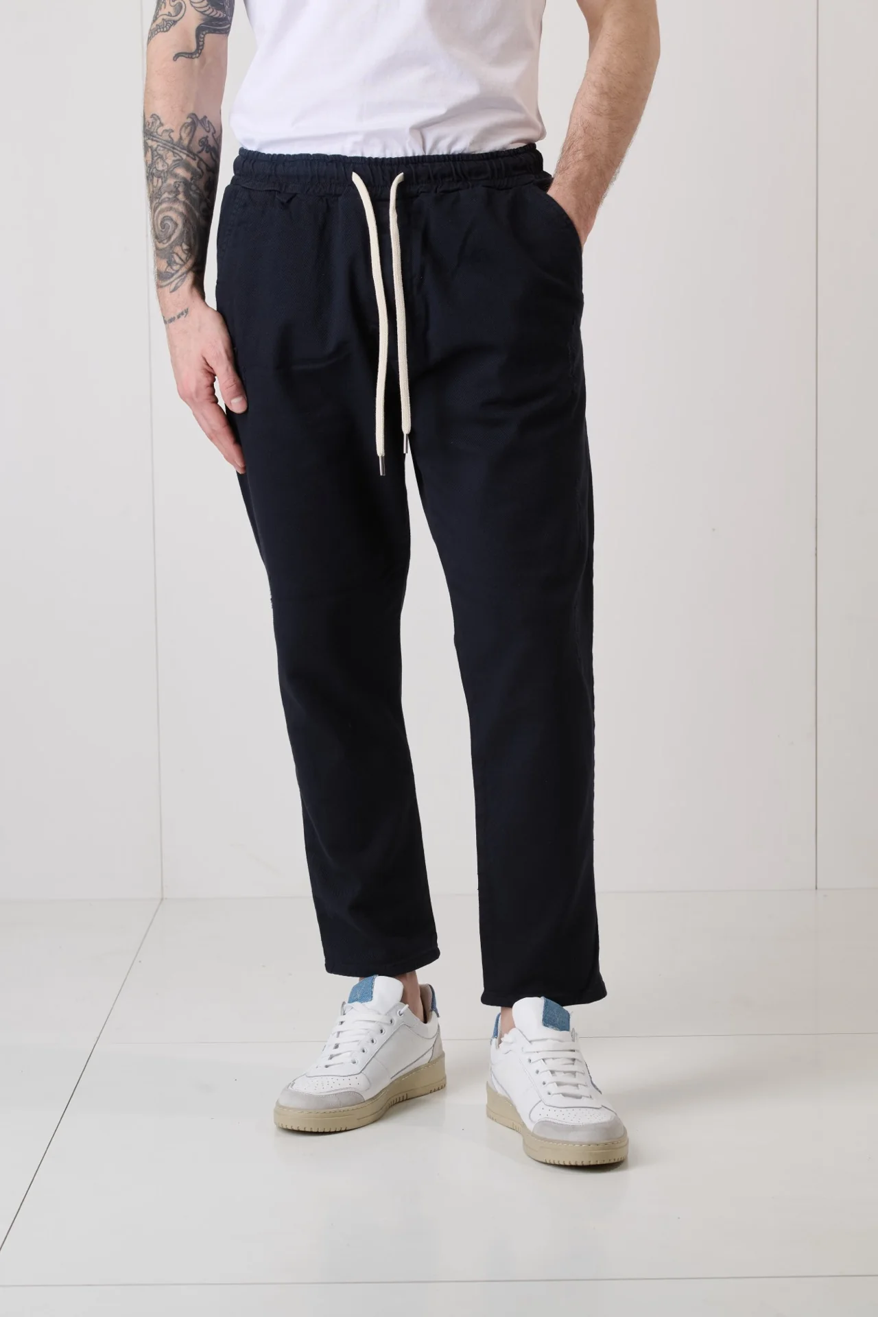 ALICANTE - Pantalone Rocciatore tinto capo Blu con elastico