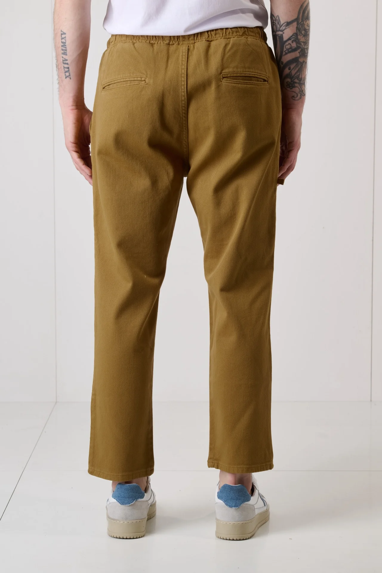 ALICANTE - Pantalone Rocciatore tinto capo Biscotto con elastico e ricami multicolor - immagine 5