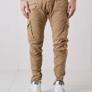 TEXAS - Pantalone Cargo Sabbia
