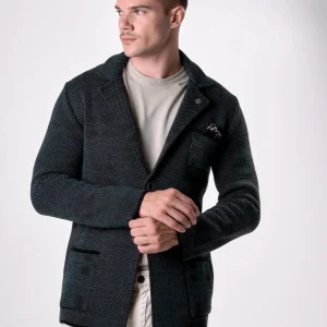 Giacca Monopetto Quattro colori con pochette in tessuto V2