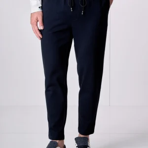 Pantalone Sartoriale Blu con elastico in vita e interni in tessuto V2