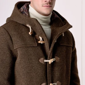 Montgomery punto riso Moro con fodera interna in Tessuto V2