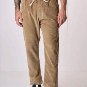 ALICANTE VELLUTO - Pantalone rocciatore in velluto Sabbia