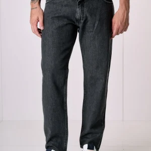 DETROIT - Jeans Loose Fit - Antracite con salpa in tessuto V2