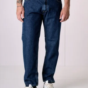 DETROIT - Jeans Loose Fit - Blu con salpa in tessuto V2