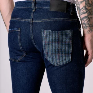 NEW YORK - Pantalone Slim Fit - Lavaggio Zero con tasca in tessuto V2