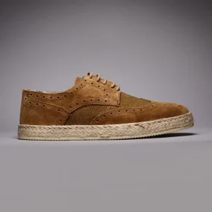 SAINT TROPEZ - Scarpa derby Cuoio con suola rivestita in corda