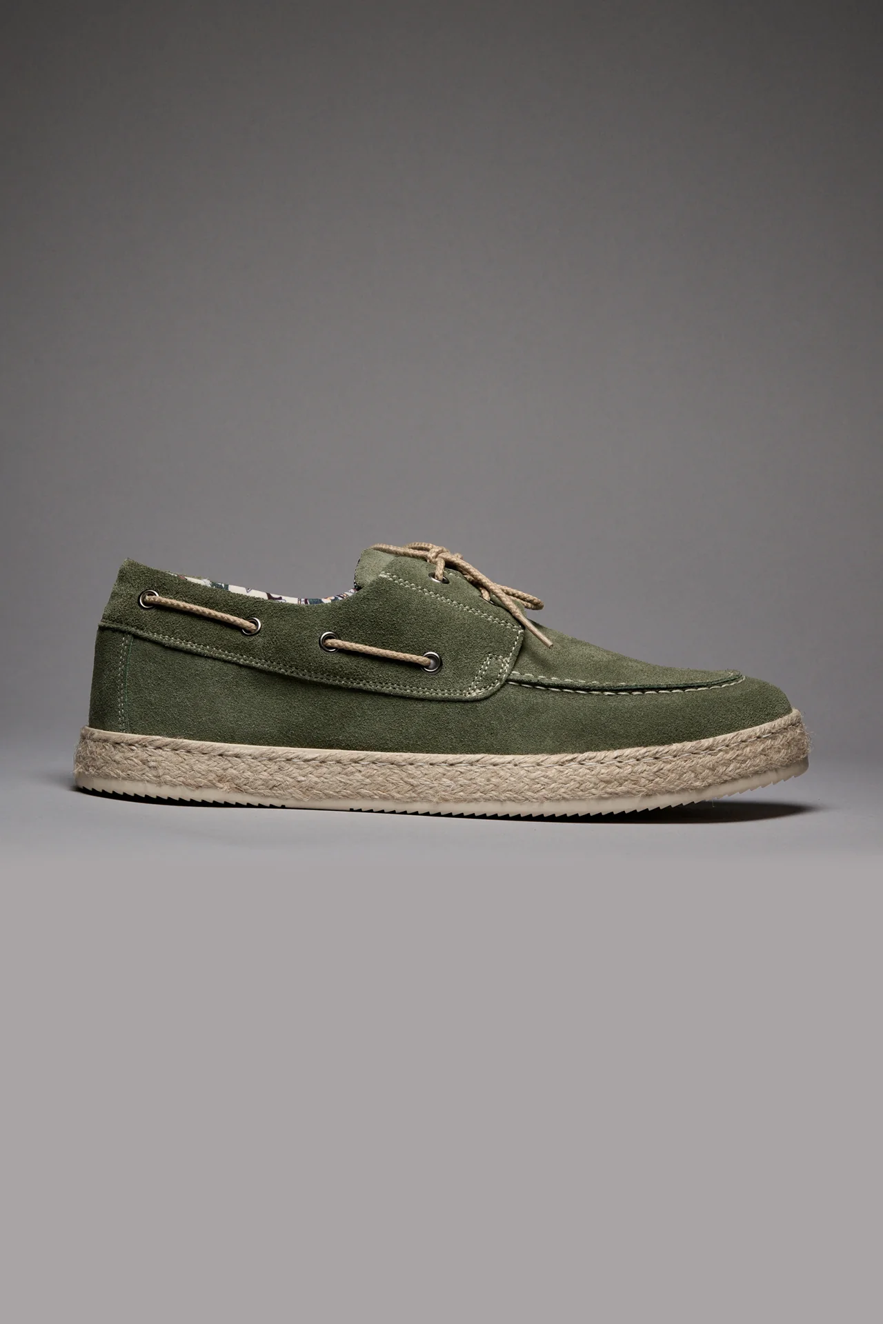 MARRAKECH - Mocassino Pesto con suola rivestita in corda - immagine 2