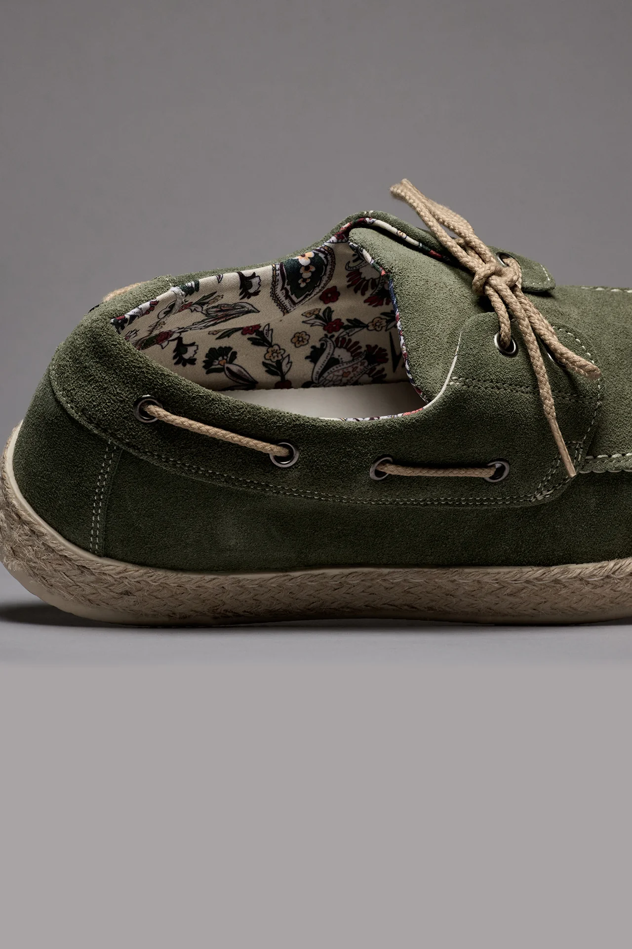 MARRAKECH - Mocassino Pesto con suola rivestita in corda - immagine 5