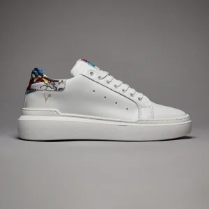 VEGA - Sneakers a suola alta retro in tessuto Comics