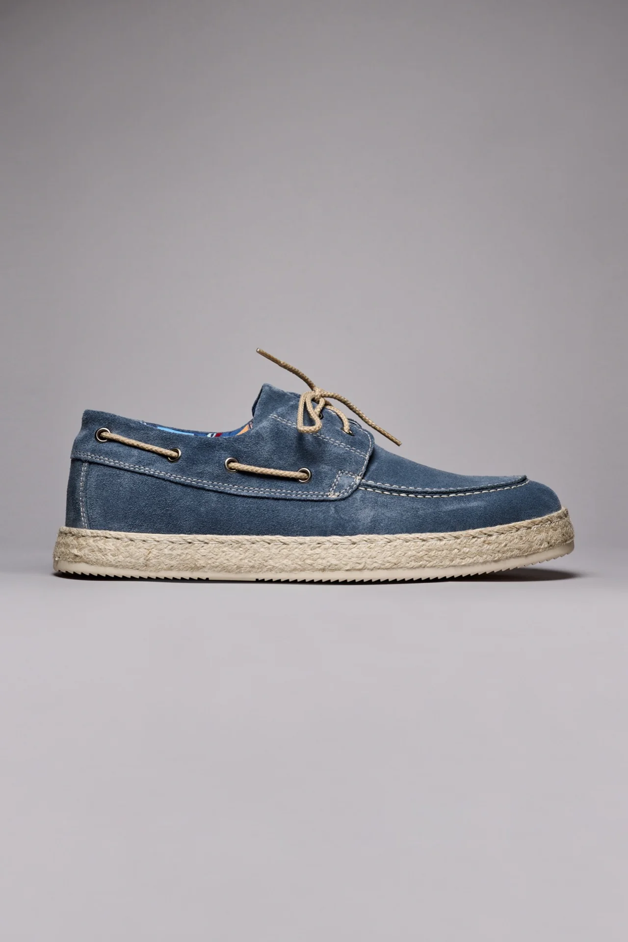 MARRAKECH - Mocassino Jeans con suola rivestita in corda - immagine 2