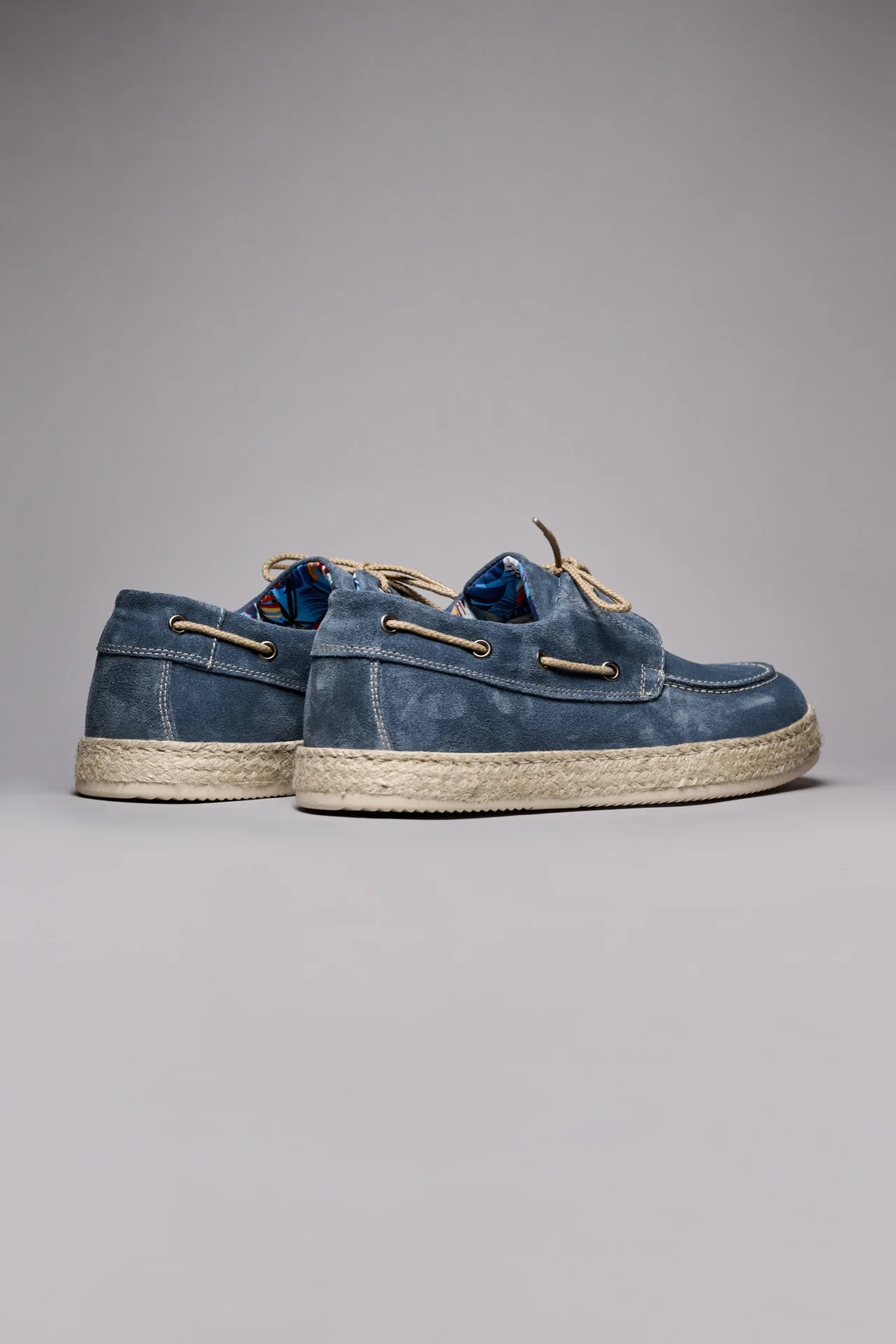 MARRAKECH - Mocassino Jeans con suola rivestita in corda - immagine 4