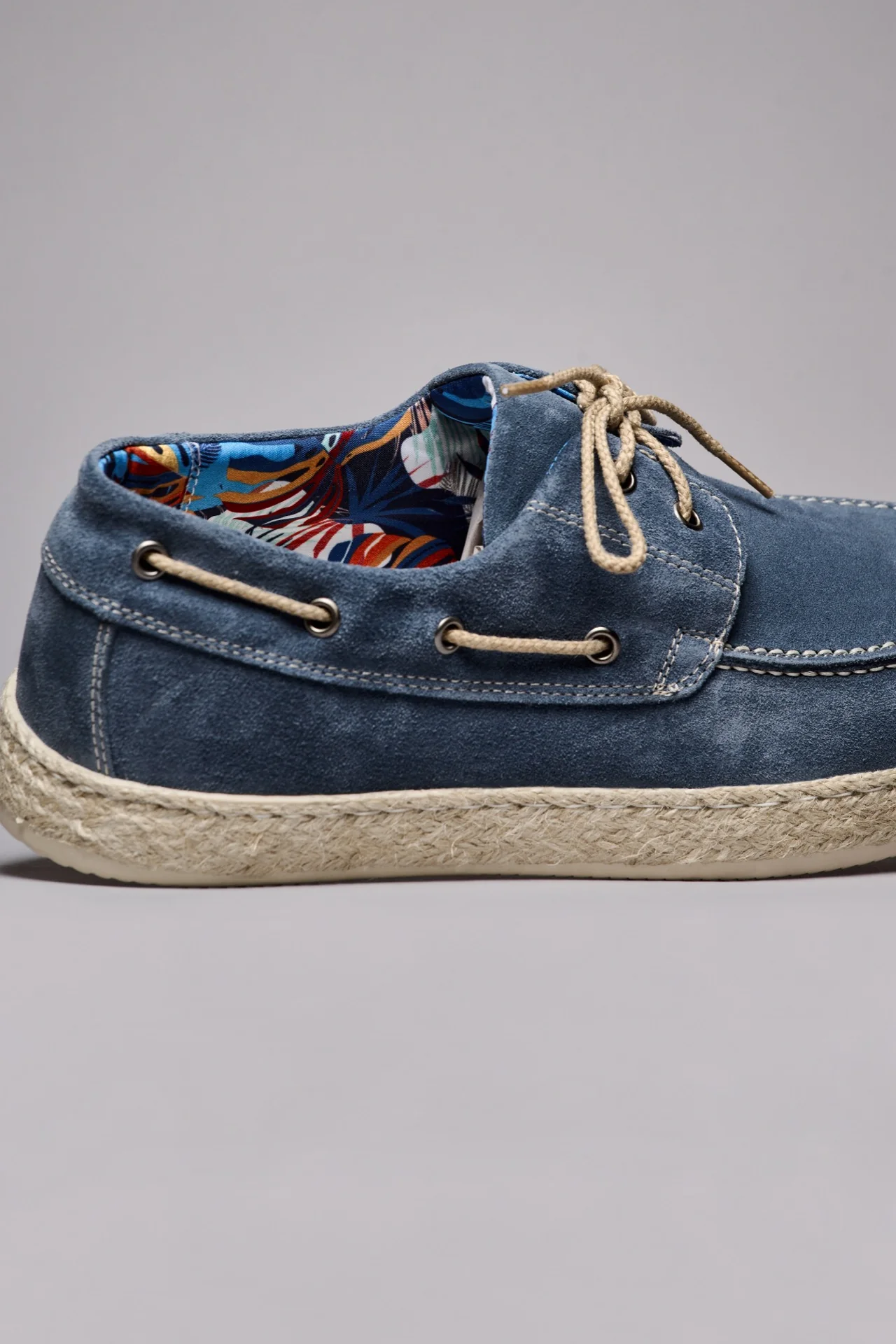 MARRAKECH - Mocassino Jeans con suola rivestita in corda - immagine 5