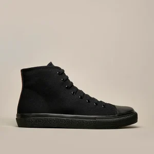 STELLAR - Sneakers alta Nera con interno Thindown