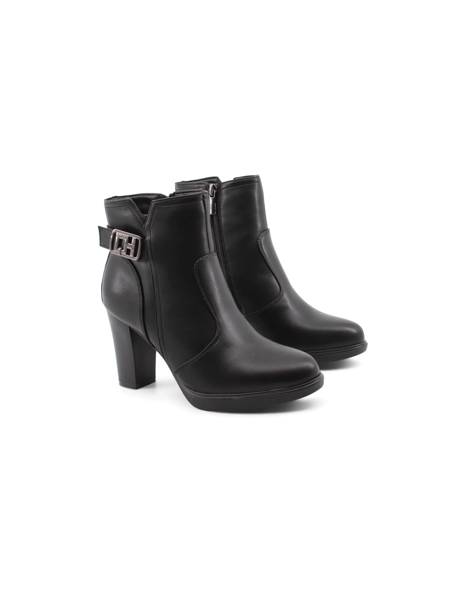 Ankle boot nero da donna