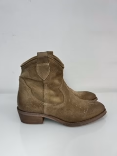 Metisse Camperos bassi donna tortora in pelle scamosciata