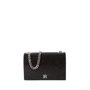Pochette brillantinata nera- JOHN RICHMOND