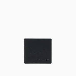 Armani exchange Portafoglio nero a libro portamonete logo lettering