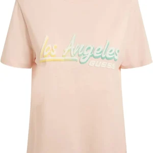 T-Shirt Guess Donna Rosa/Multi
