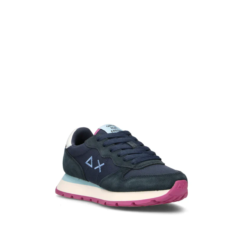 SUN68 SNEAKERS DONNA ALLY SOLID BLU - immagine 4