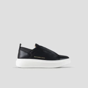 Alexander Smith Wembley Slip-on Uomo in morbida pelle nera