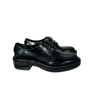 Metisse scarpe stringate nere in pelle