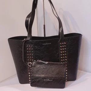 Shopping bag con borchie media Richmond